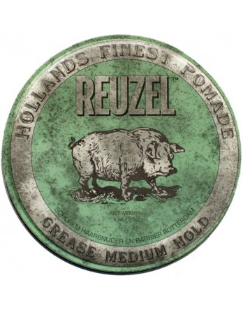 Reuzel Green Pomade Grease Medium Hold 4oz